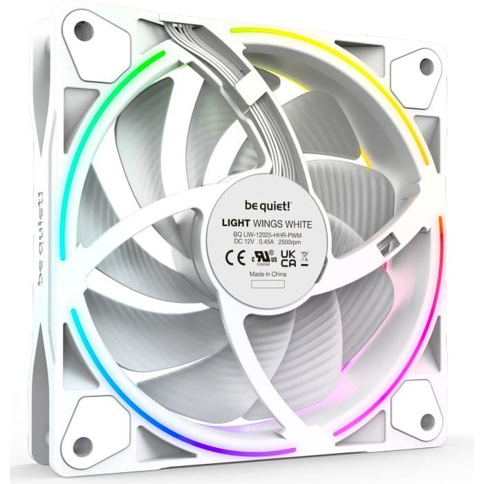 be quiet! Light Wings 120 mm PWM ARGB Triple Pack (blanc) 2