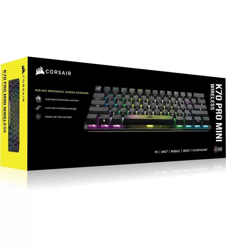 Corsair Gaming K70 Pro Mini Wireless RGB Noir (Cherry MX Red) 5