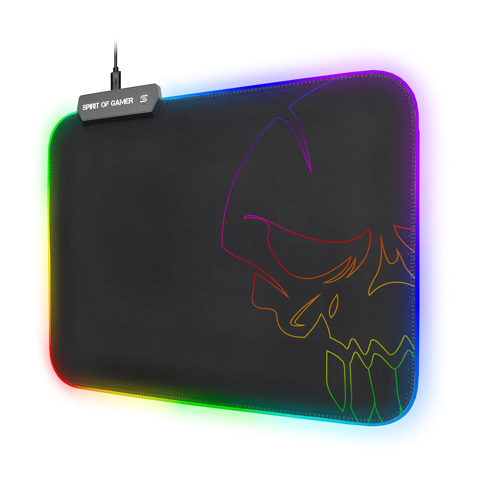 Spirit of Gamer Skull RGB Gaming Mouse Pad M 3