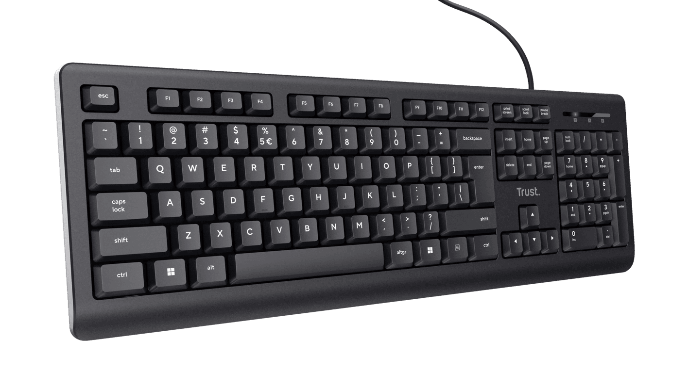 Trust Primo Clavier Filaire AZERTY Français 2