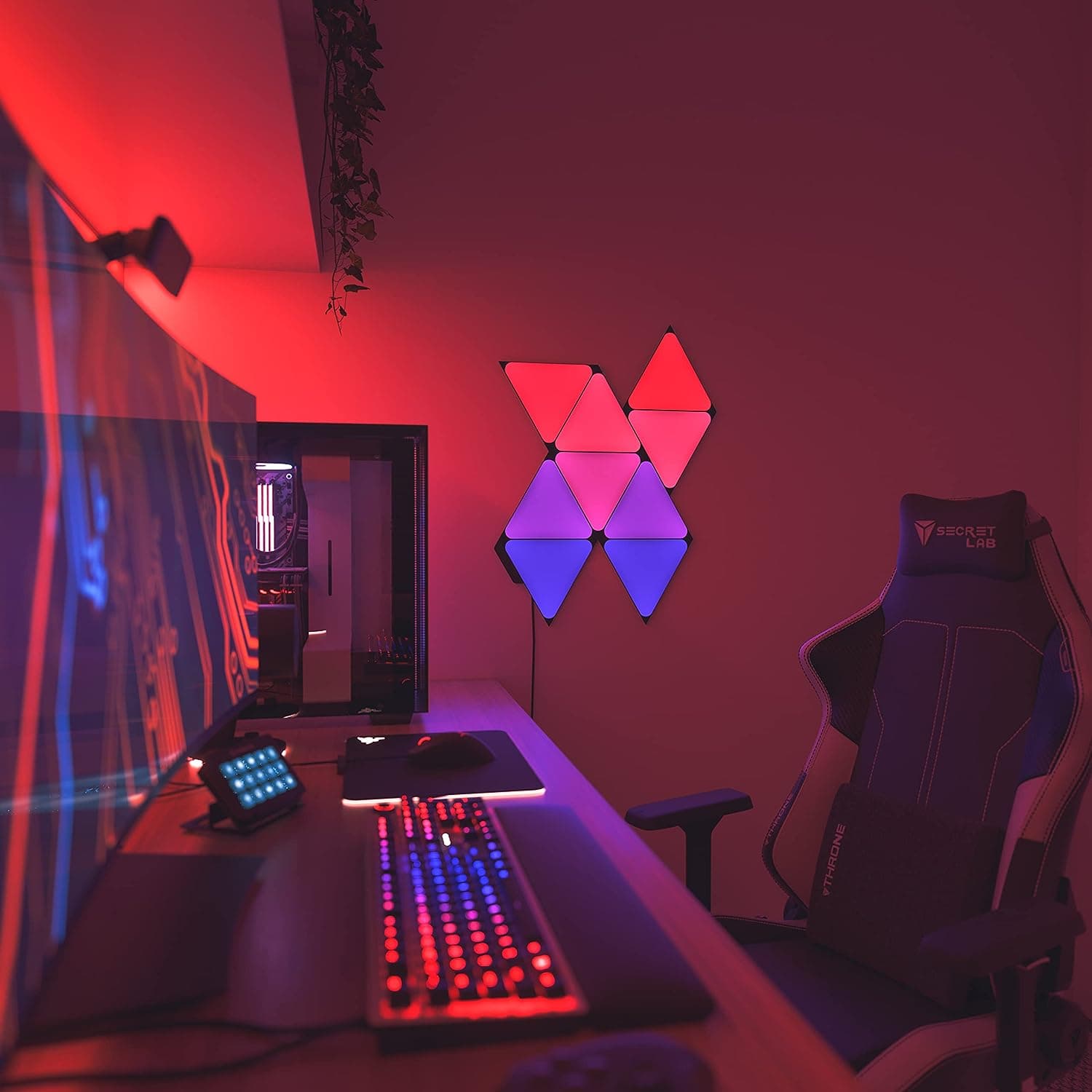 Nanoleaf Shapes Black Triangles Expansion Pack (3 pièces) 4