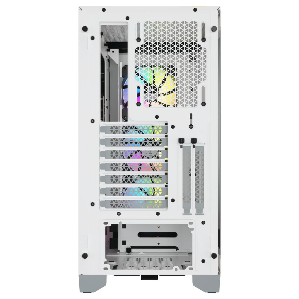 Corsair iCUE 4000X RGB Tempered Glass (Blanc) 2