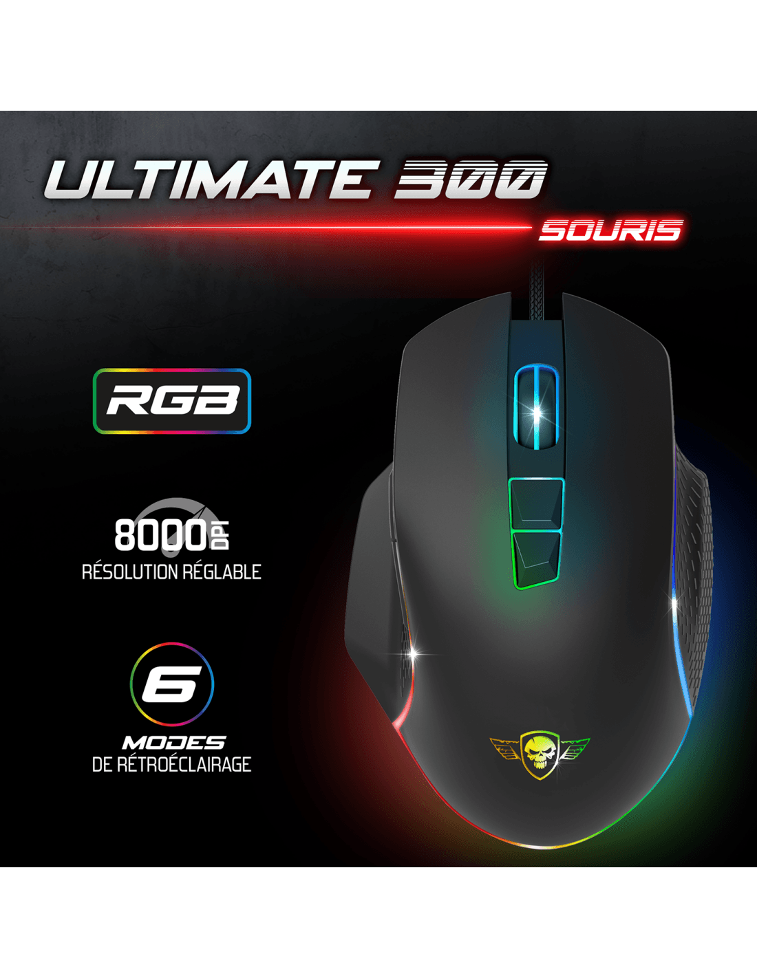 Spirit of Gamer Ultimate 300 (Noir) 5