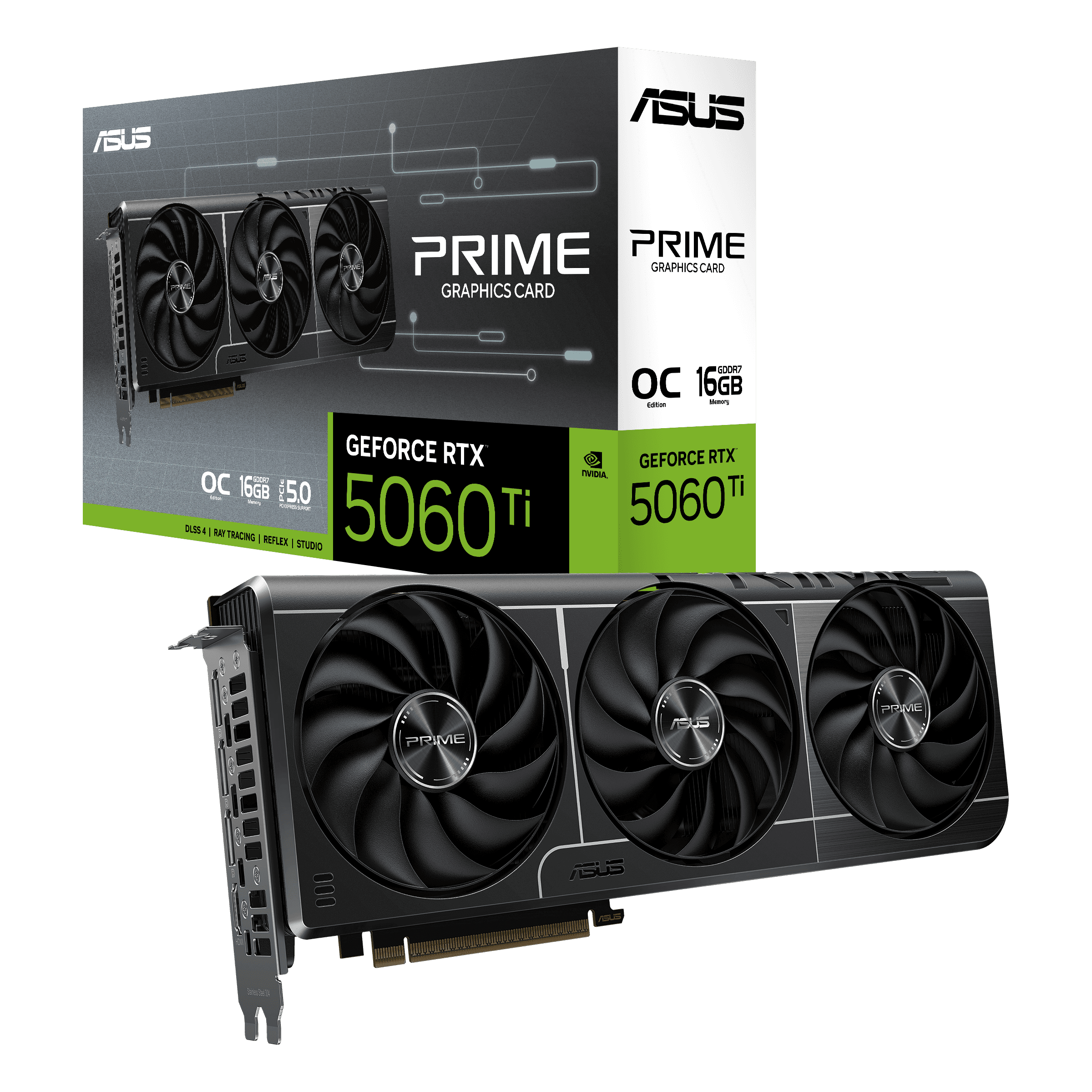 ASUS PRIME GeForce RTX 5060 Ti OC Edition 16GB