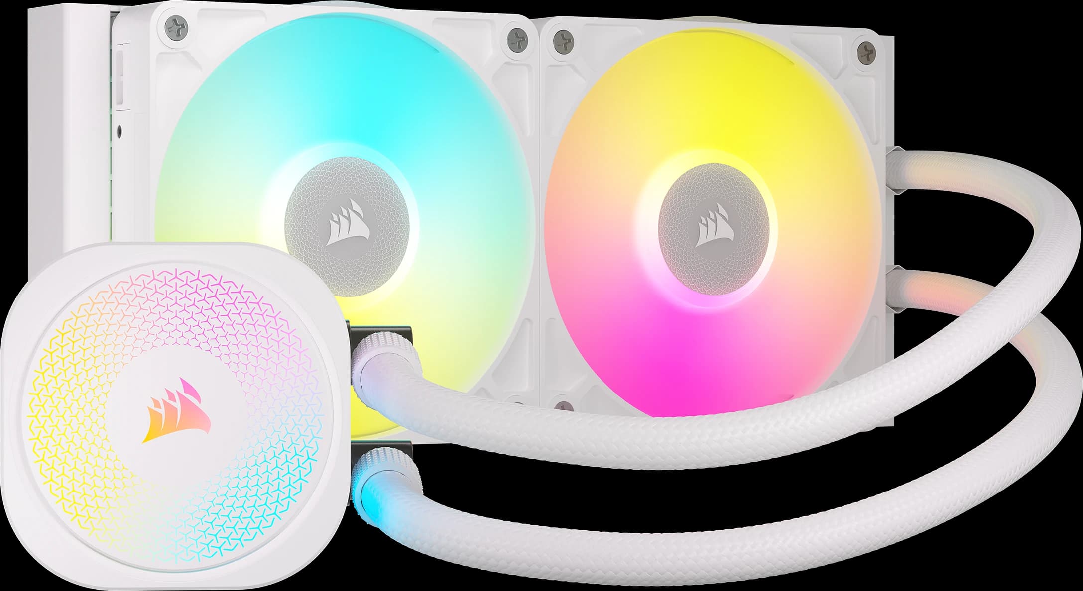Corsair Titan 240 RX LCD RGB (Blanc)