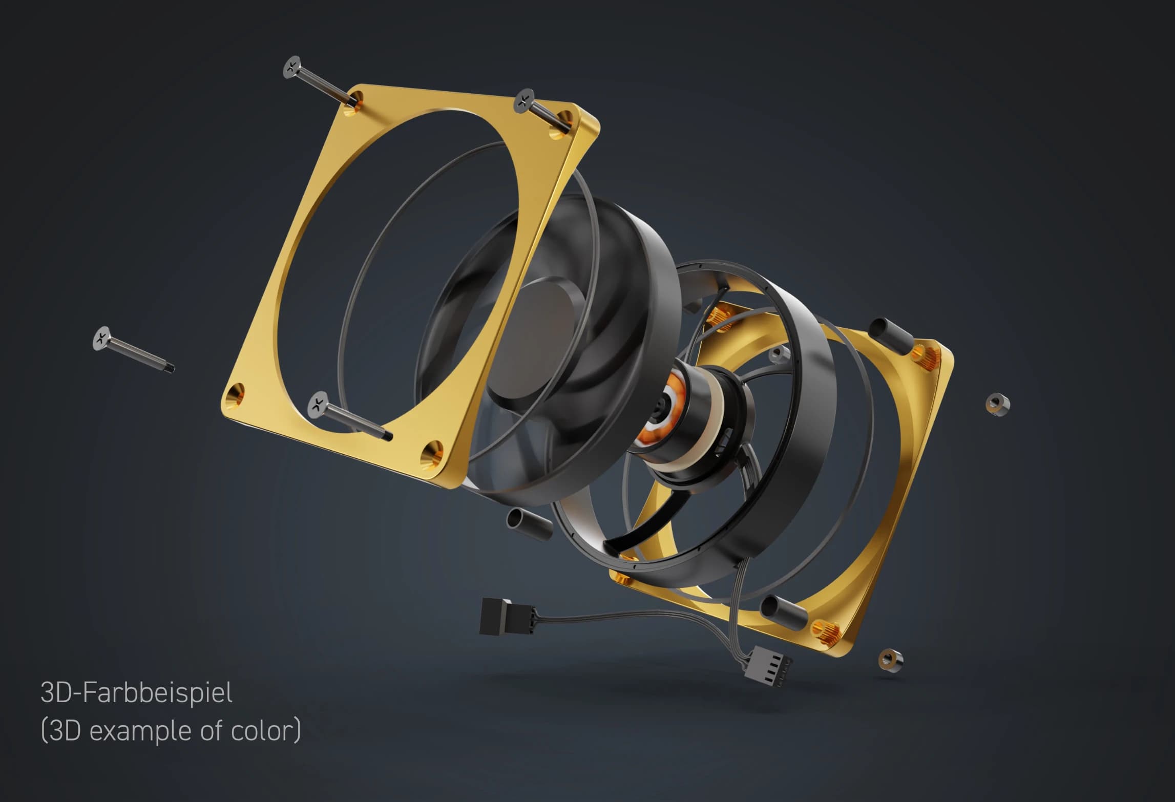 Alphacool Apex Stealth Metal 120mm - 2000rpm Blanc 6