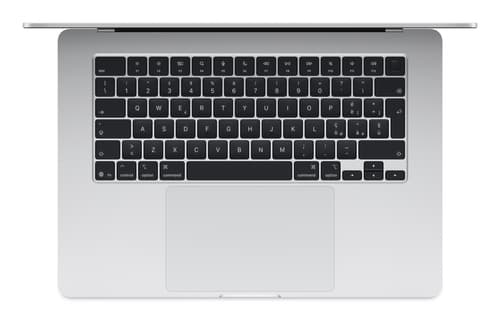 Apple MacBook Air M4 15 pouces (2025) Argent 24Go/512 Go (MC6J4FN/A) 2