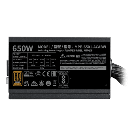 Cooler Master MWE Bronze 650W V3 3