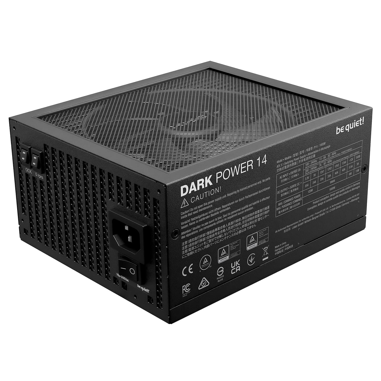 be quiet! Dark Power 14 1000W Cybenetics Titanium 2