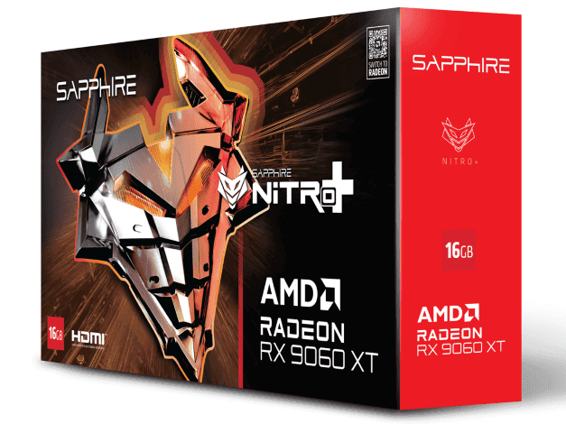 Sapphire NITRO+ AMD Radeon RX 9060 XT 16GB