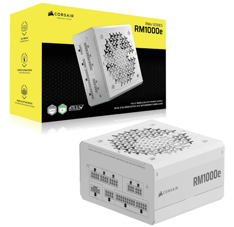 Corsair RM1000e (2025) - Blanc