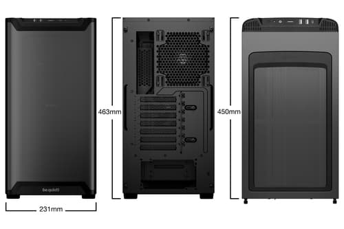 be quiet! Pure Base 501 Airflow Window - Noir 2