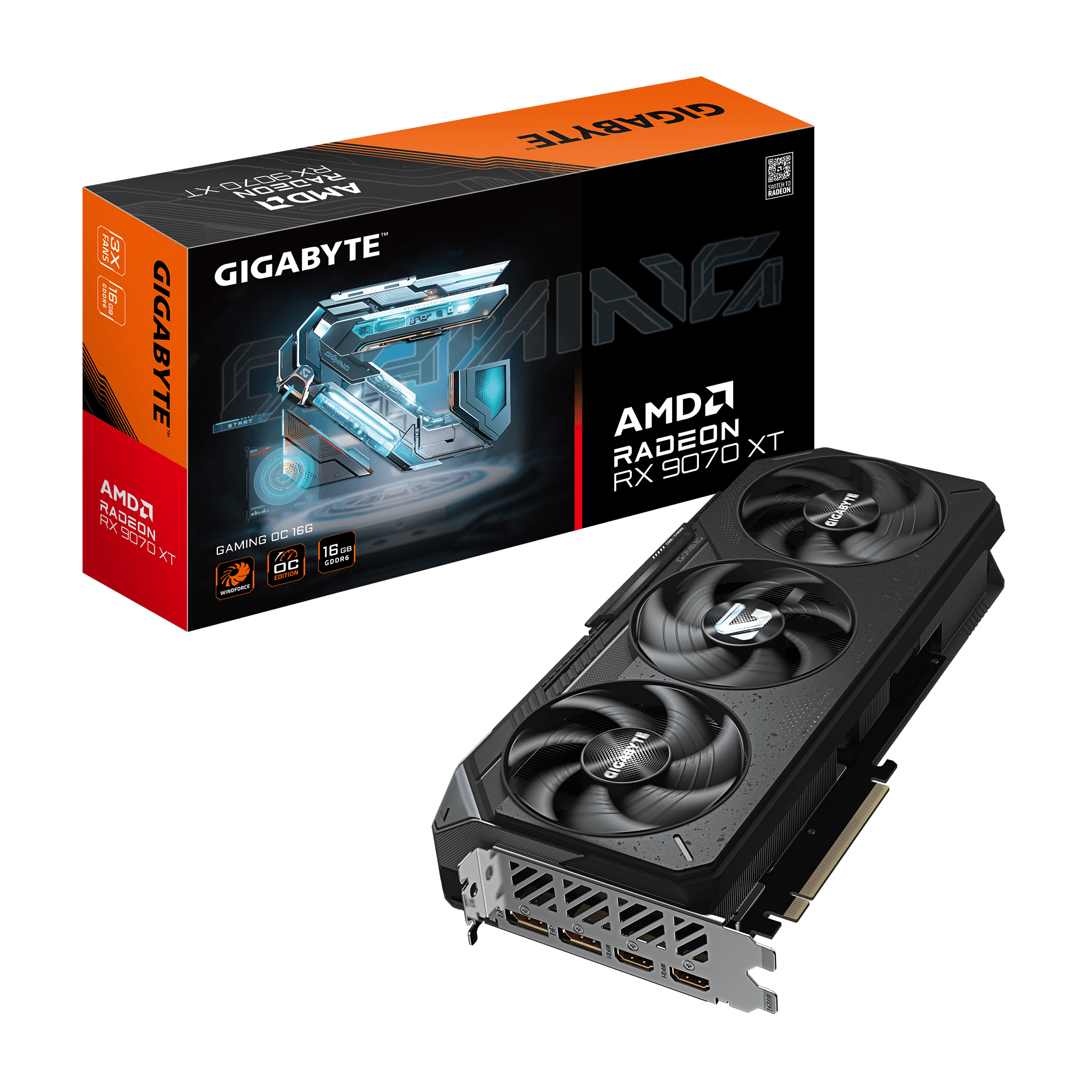 Gigabyte Radeon RX 9070 XT GAMING OC 16G