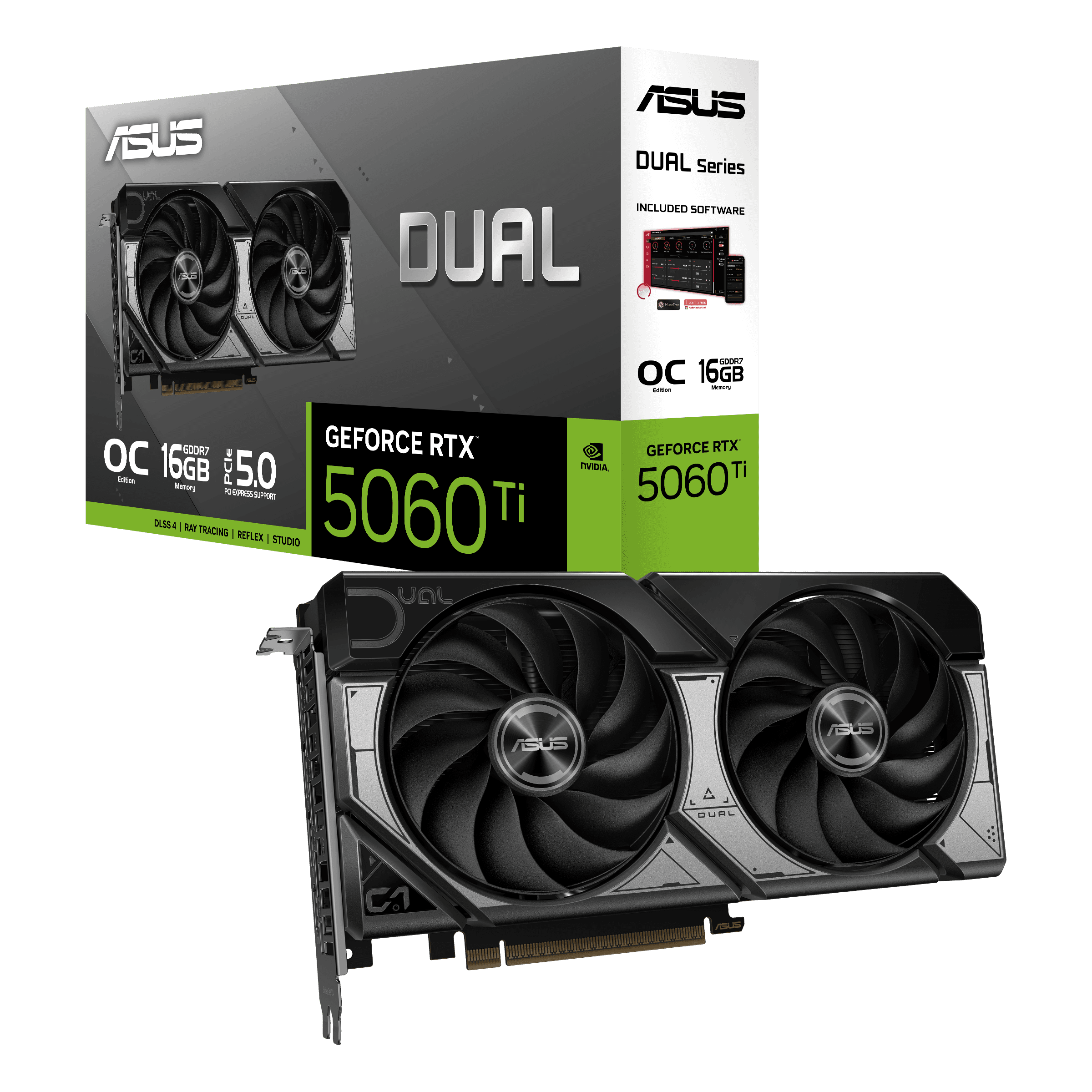 ASUS Dual GeForce RTX 5060 Ti OC Edition 16GB
